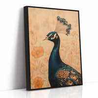 Poise and Petals in Copper and Teal