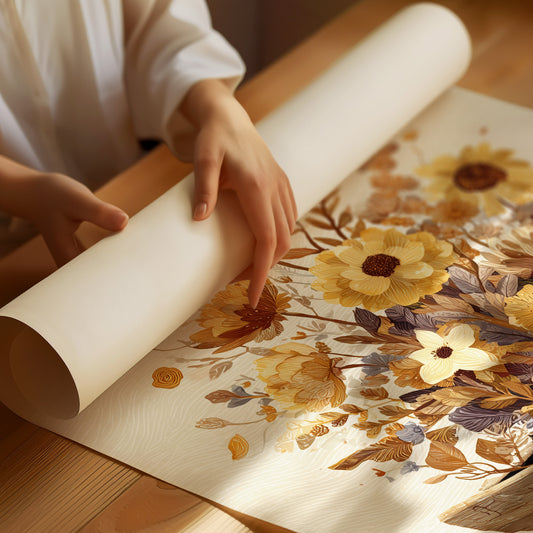 Golden Blooms Carry Faith's Promise