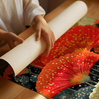 Coral Blooms Dance Against Midnight