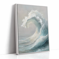 Ocean Memory In Wooden Frame