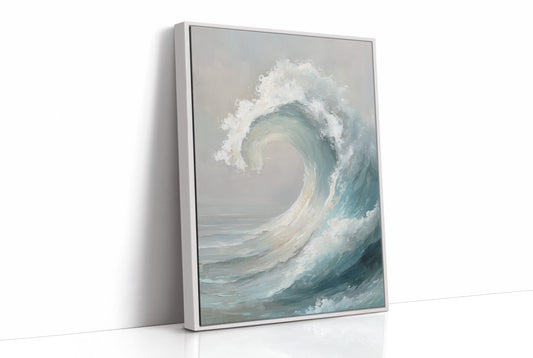 Ocean Memory In Wooden Frame