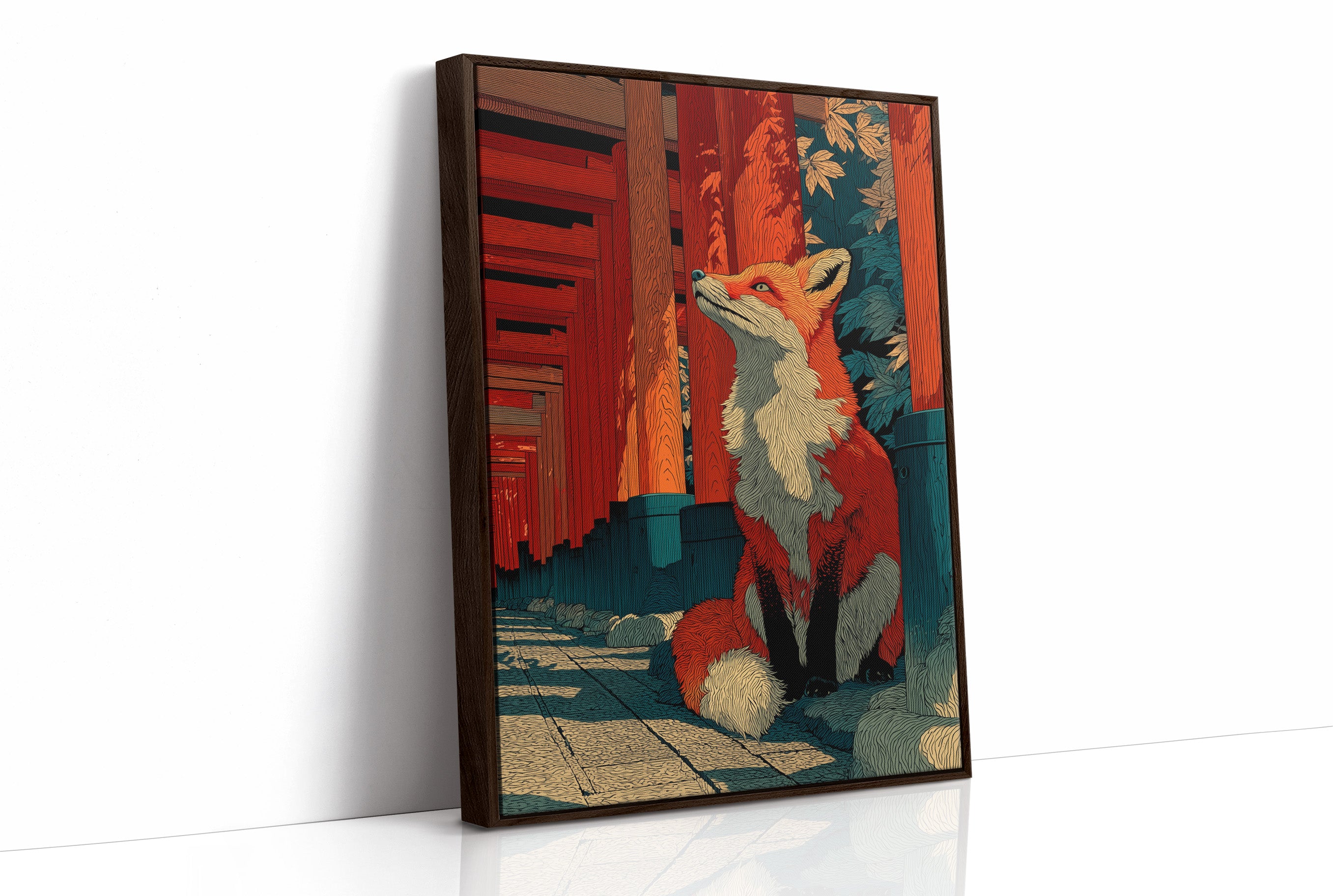 Fox at the Torii Gates