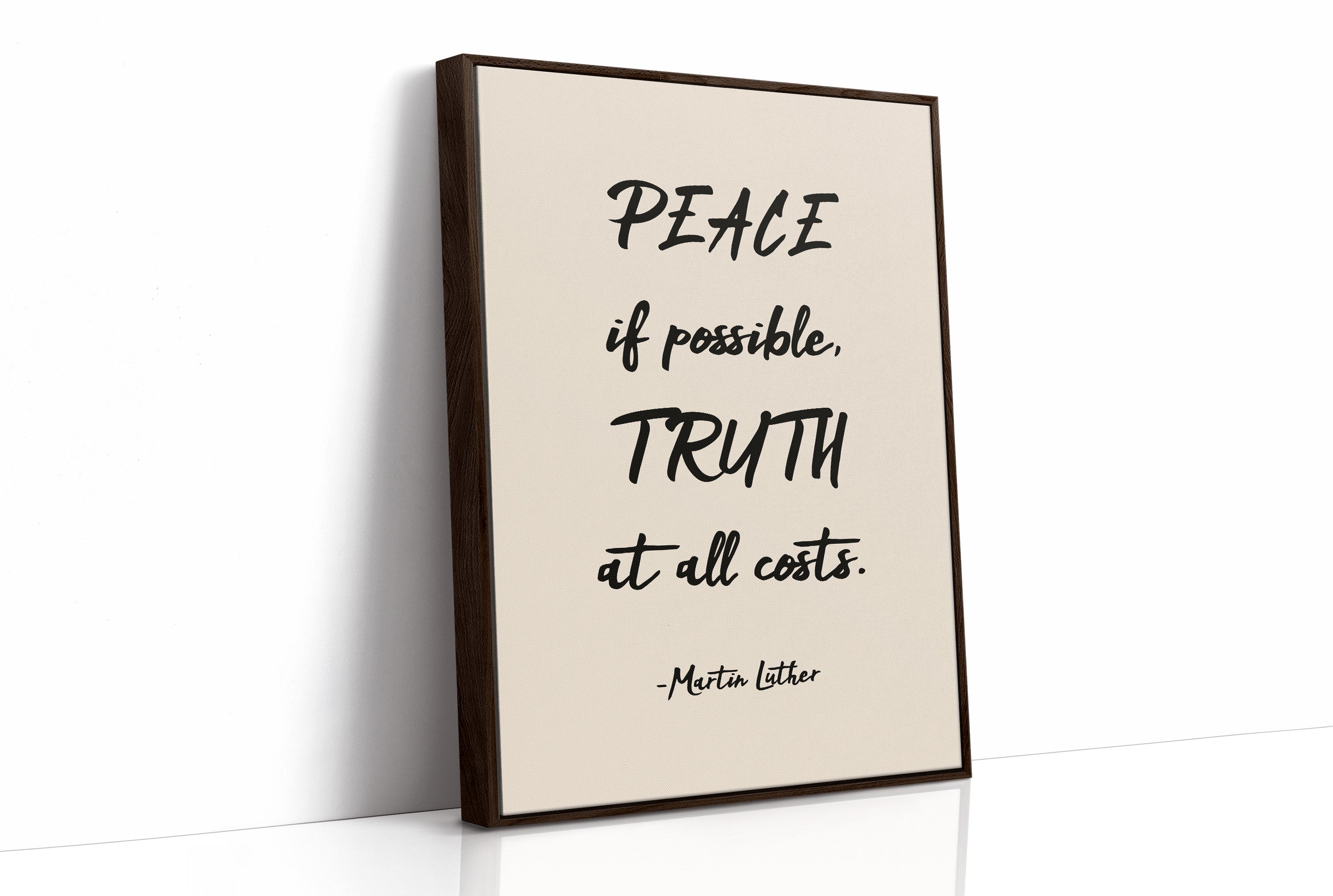 Peace If Possible Truth At All Costs Print