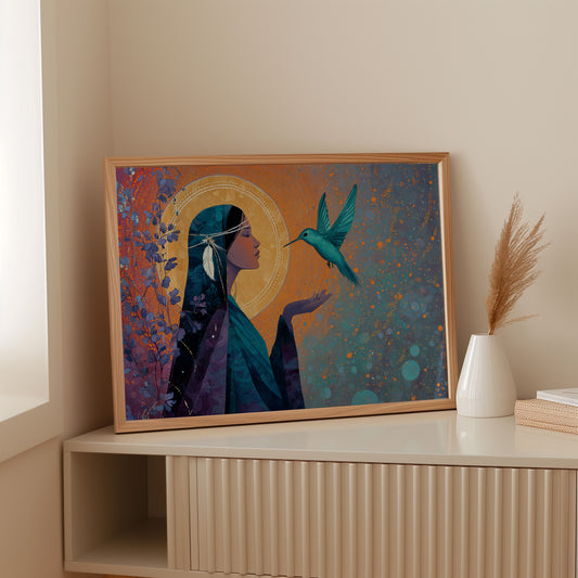 Sacred Dance Of Hummingbird Light