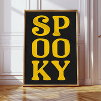 Yellow Letters Dance Through Midnight