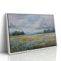 Wildflowers Between Sky And Field