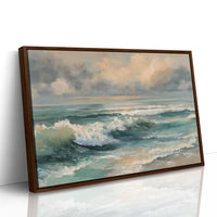 Turquoise Surf Meets Golden Sky