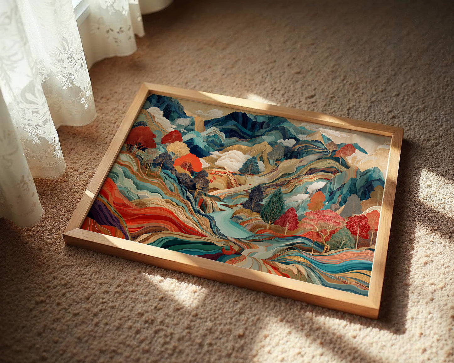 Mountain Rivers Paint Their Stories