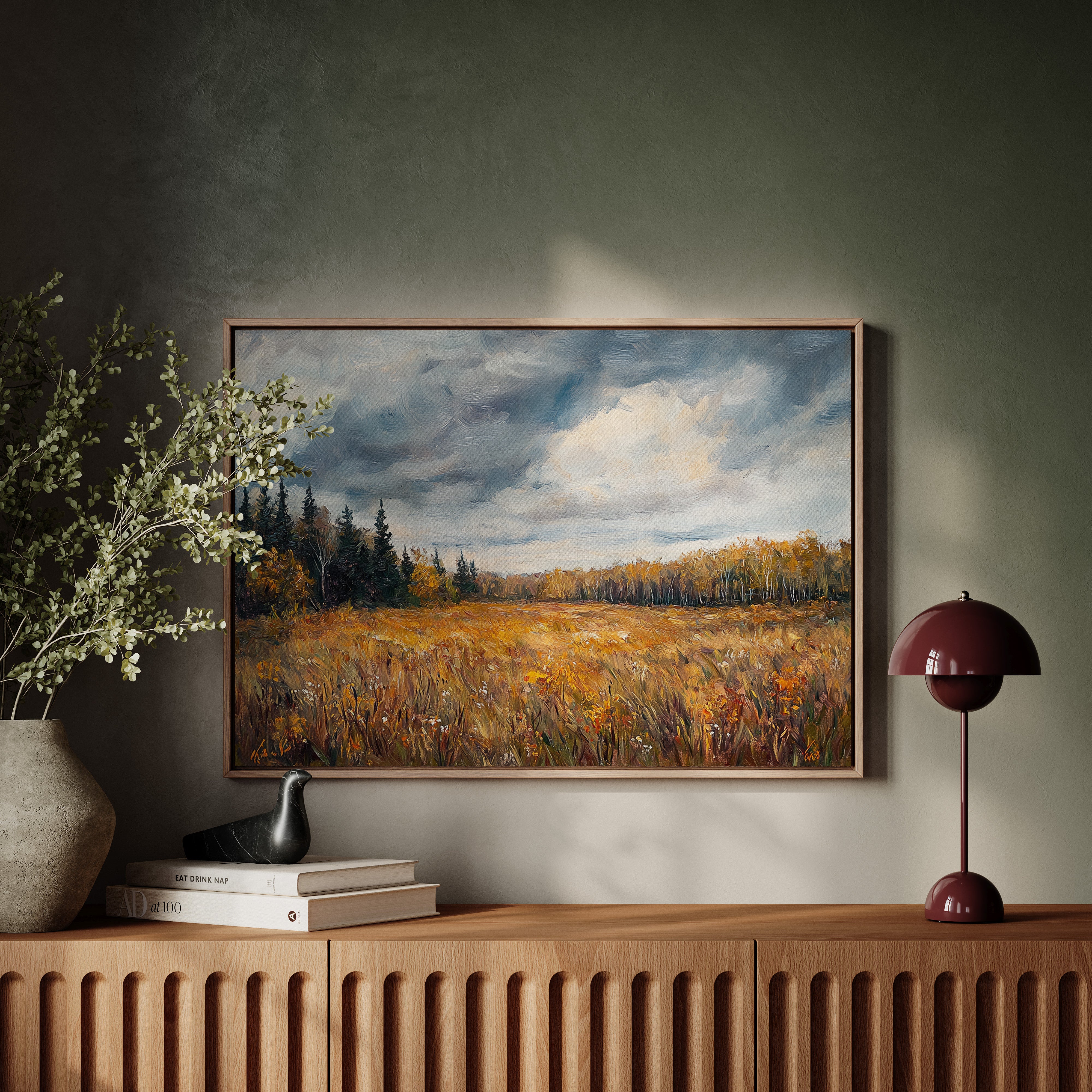Autumn Prairie Holds Golden Hours