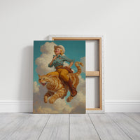 Feline Rodeo: Whiskers in the Sky