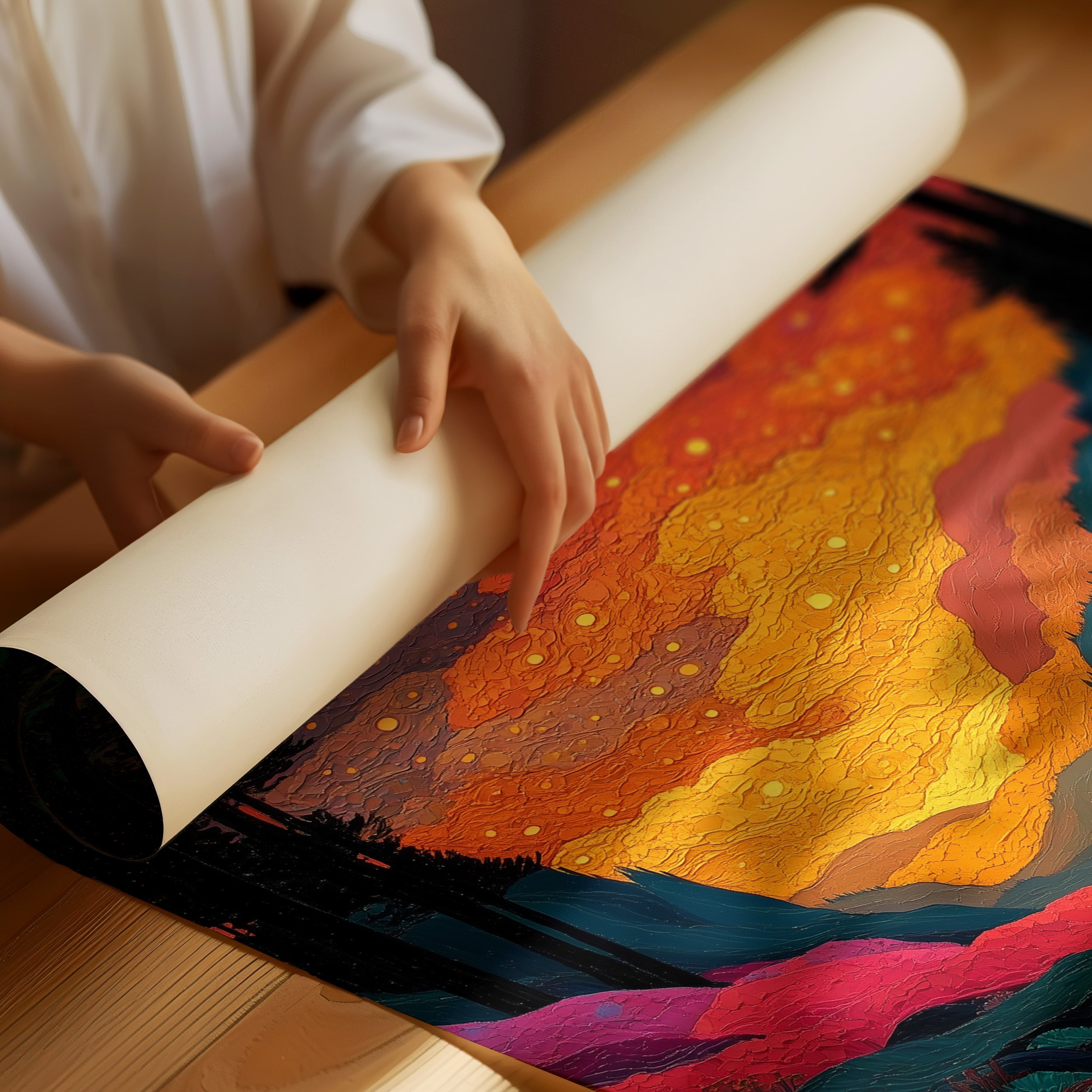 Fireflies Paint The River Valley