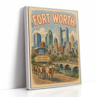 Fort Worth, Stockyards Skyline