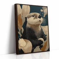Sea Otter Among the Kelp