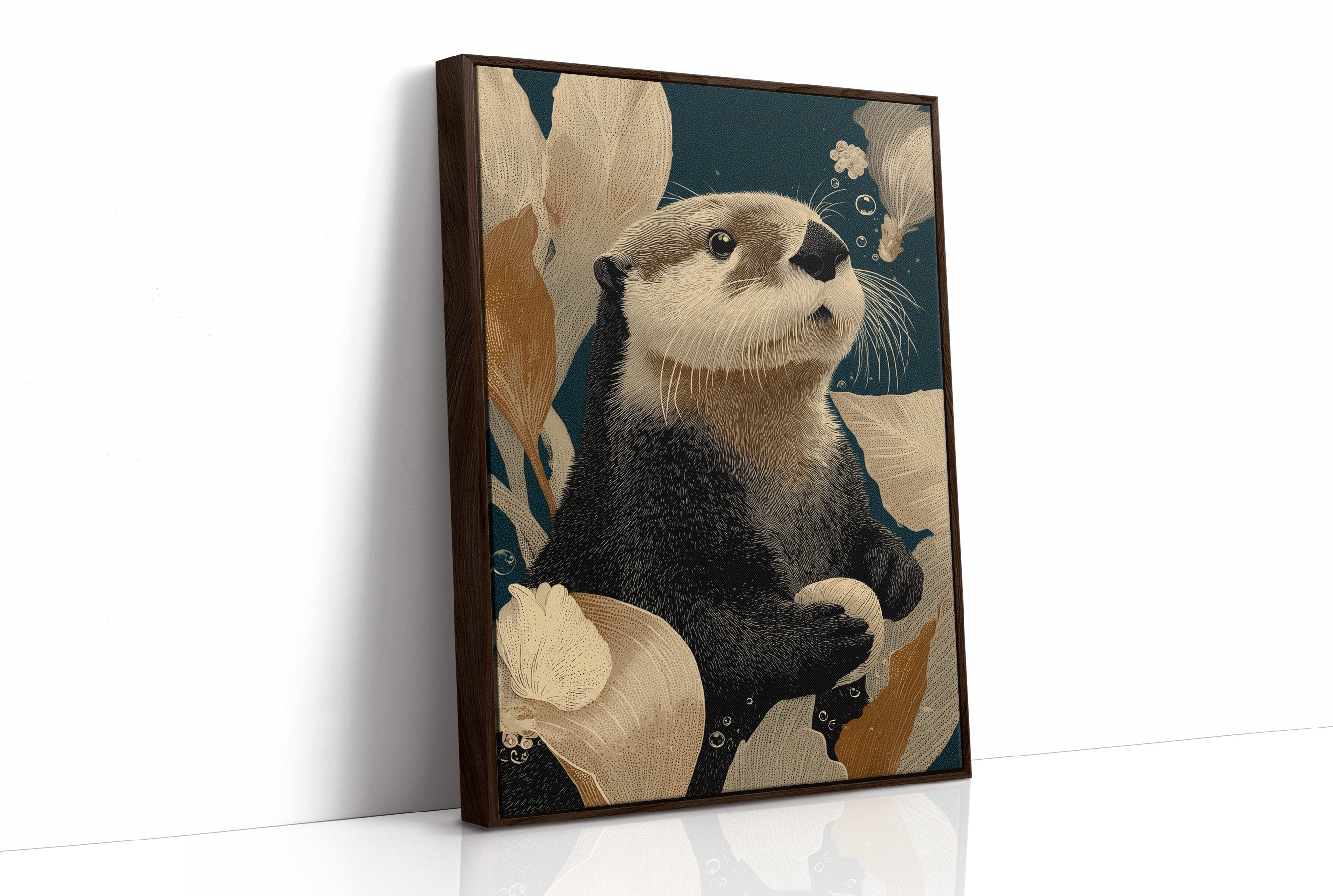 Sea Otter Among the Kelp