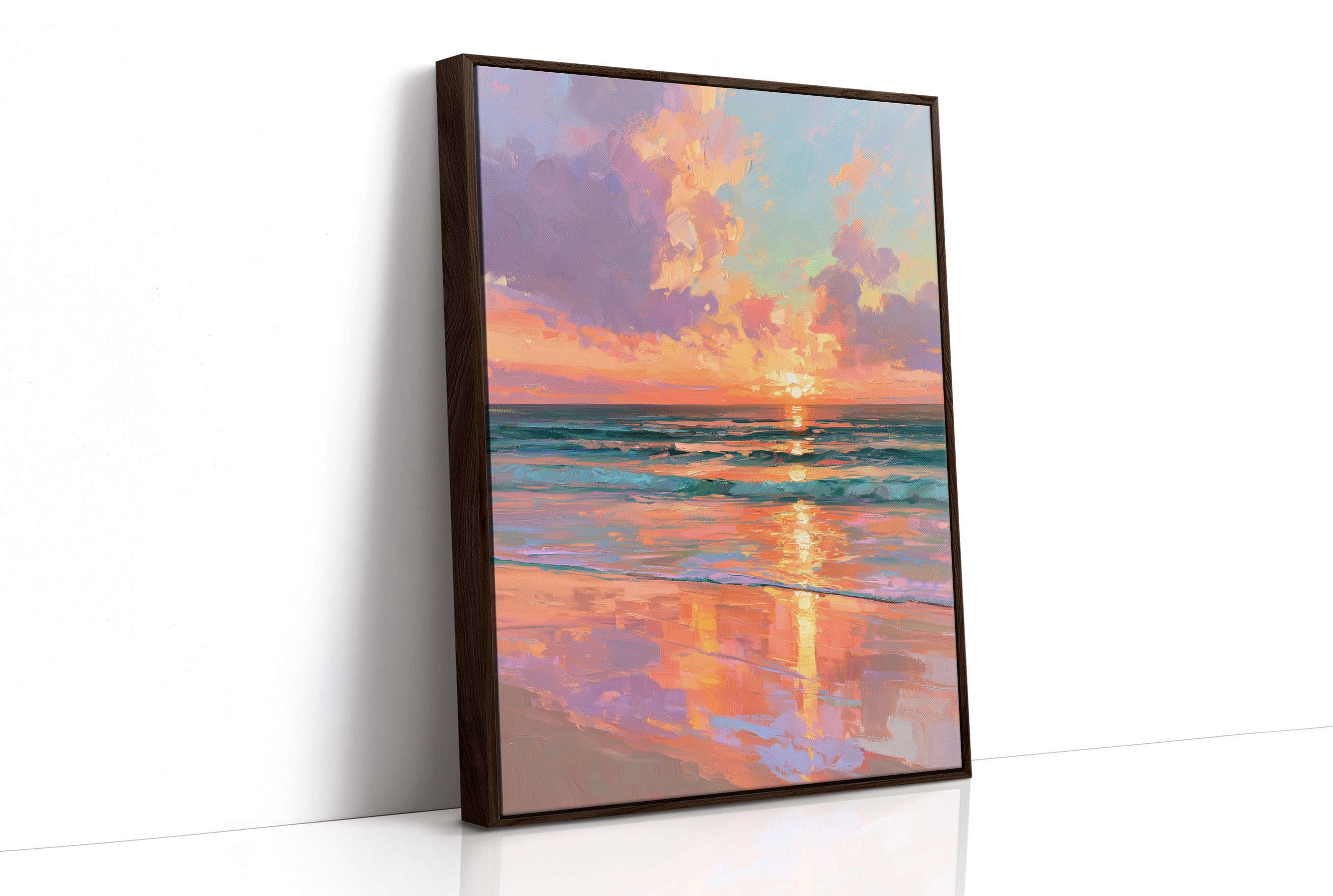 Sky on Fire at the Shore