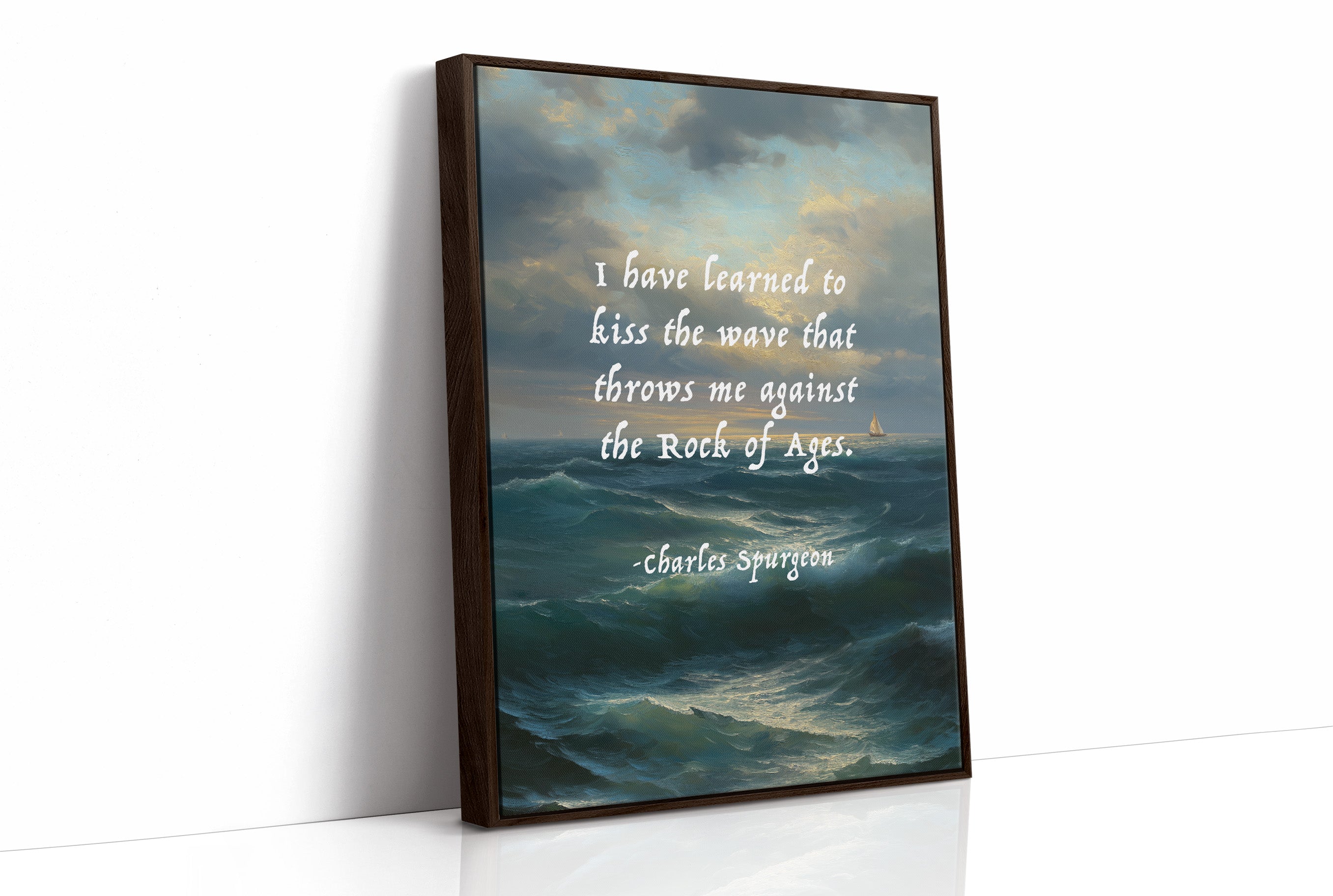 Kiss the Wave Rock of Ages Quote Art