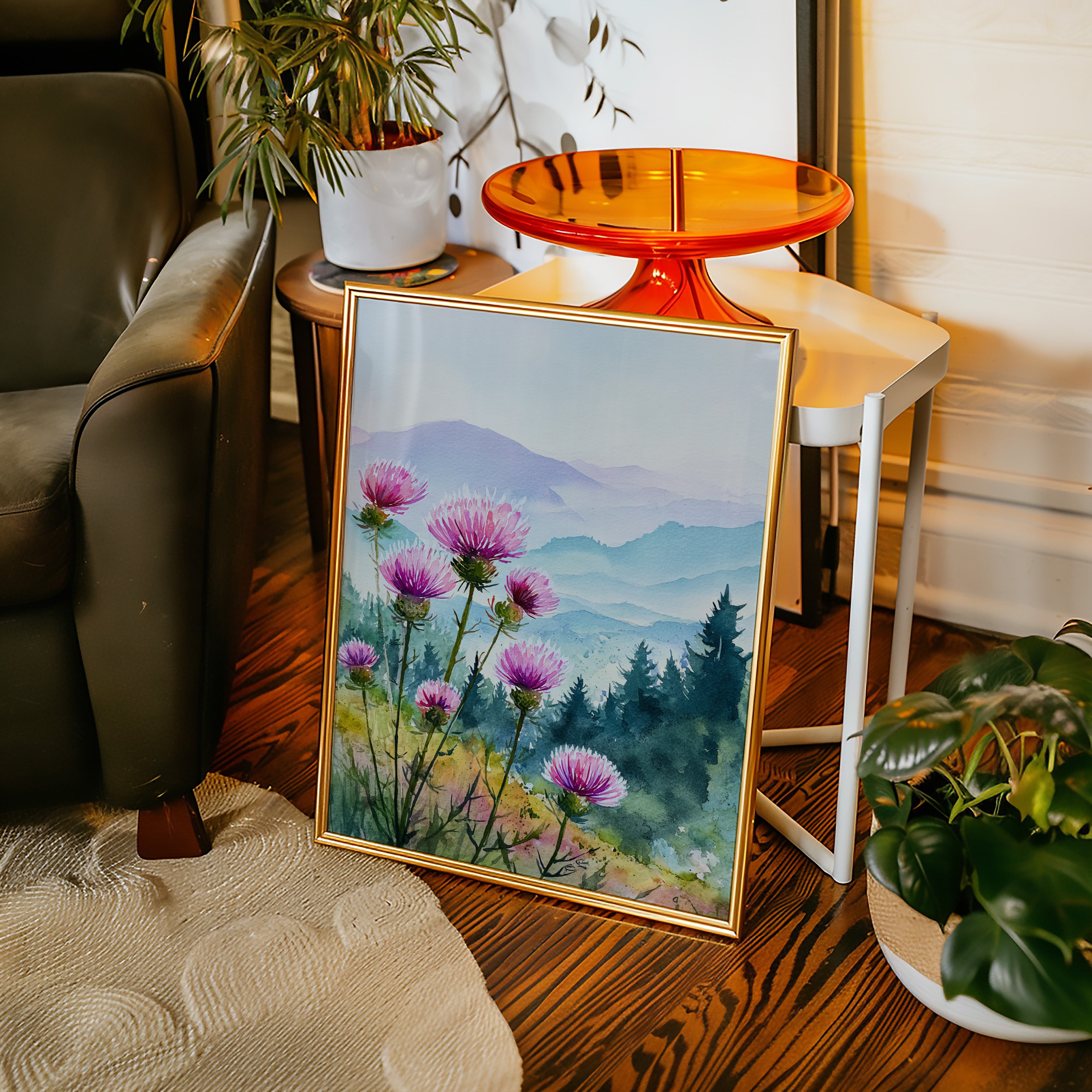 Blooming Hillsides in Morning Light