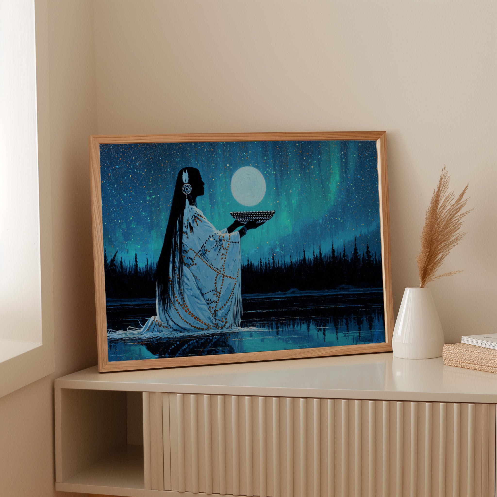 Sacred Waters Hold The Moon