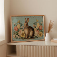 Spring Garden Keeps Rabbit Company