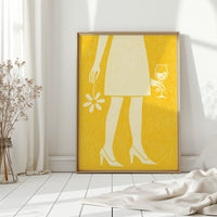 Daisy and Bubbles in Yellow