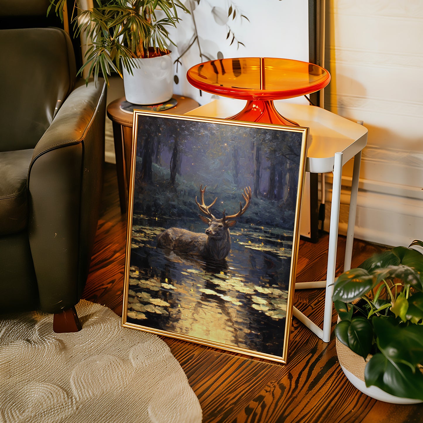 Serenity Amidst Golden Waters