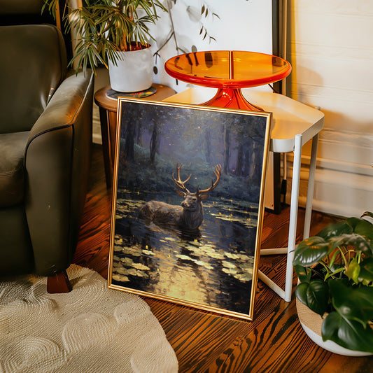 Serenity Amidst Golden Waters