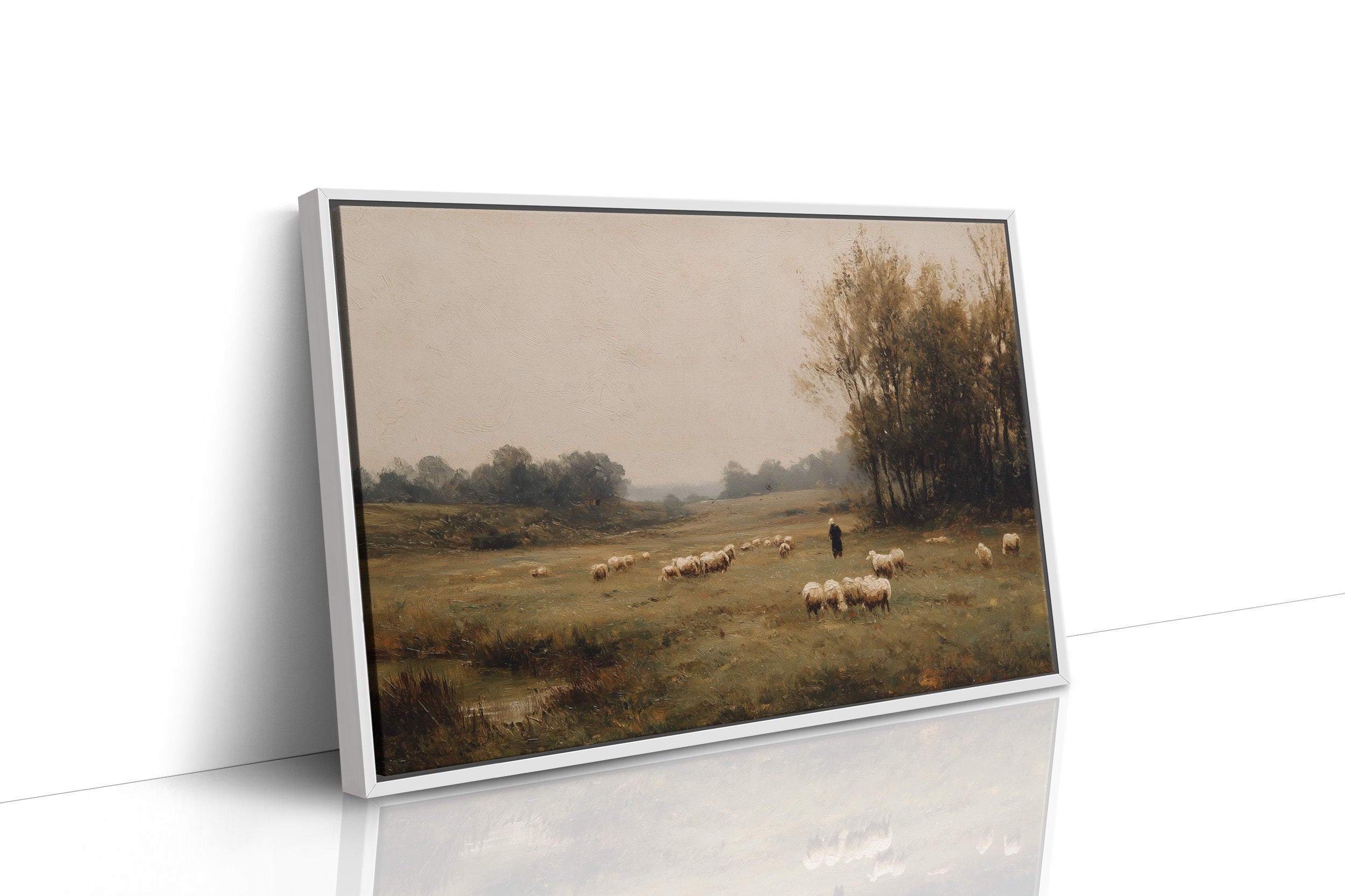 Shepherd's Path Through Autumn Fields