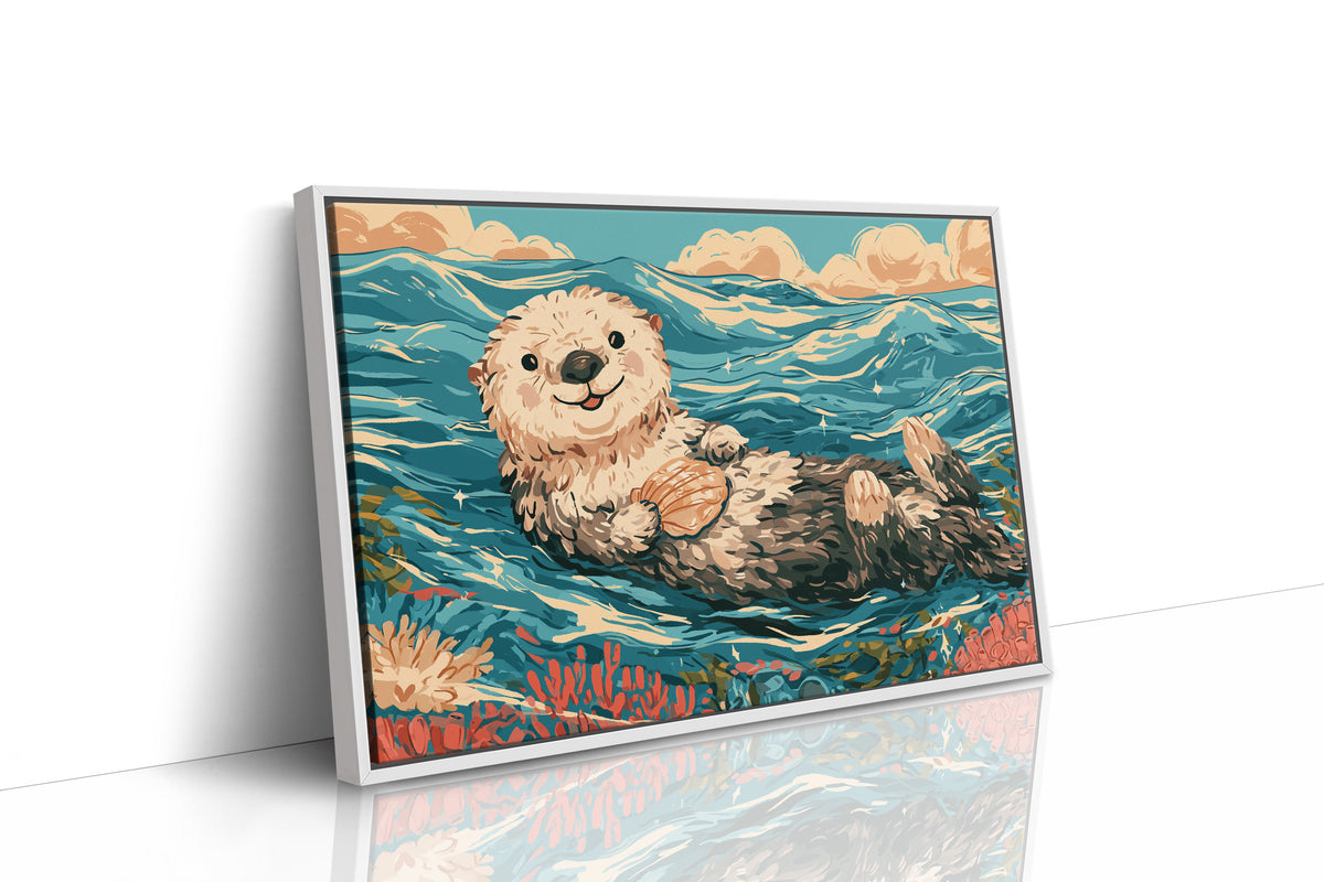 Floating Otter Shell Snack