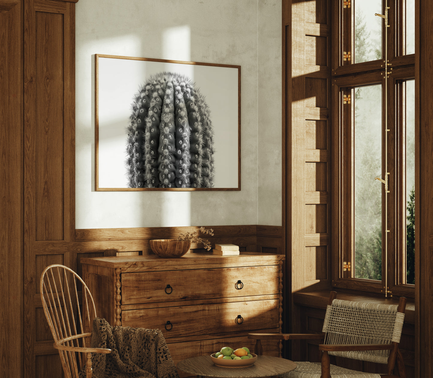 Spines Dance In Silver Light