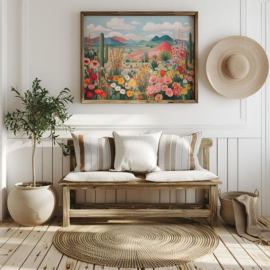 Wildflowers Dance Through Desert Mountains
