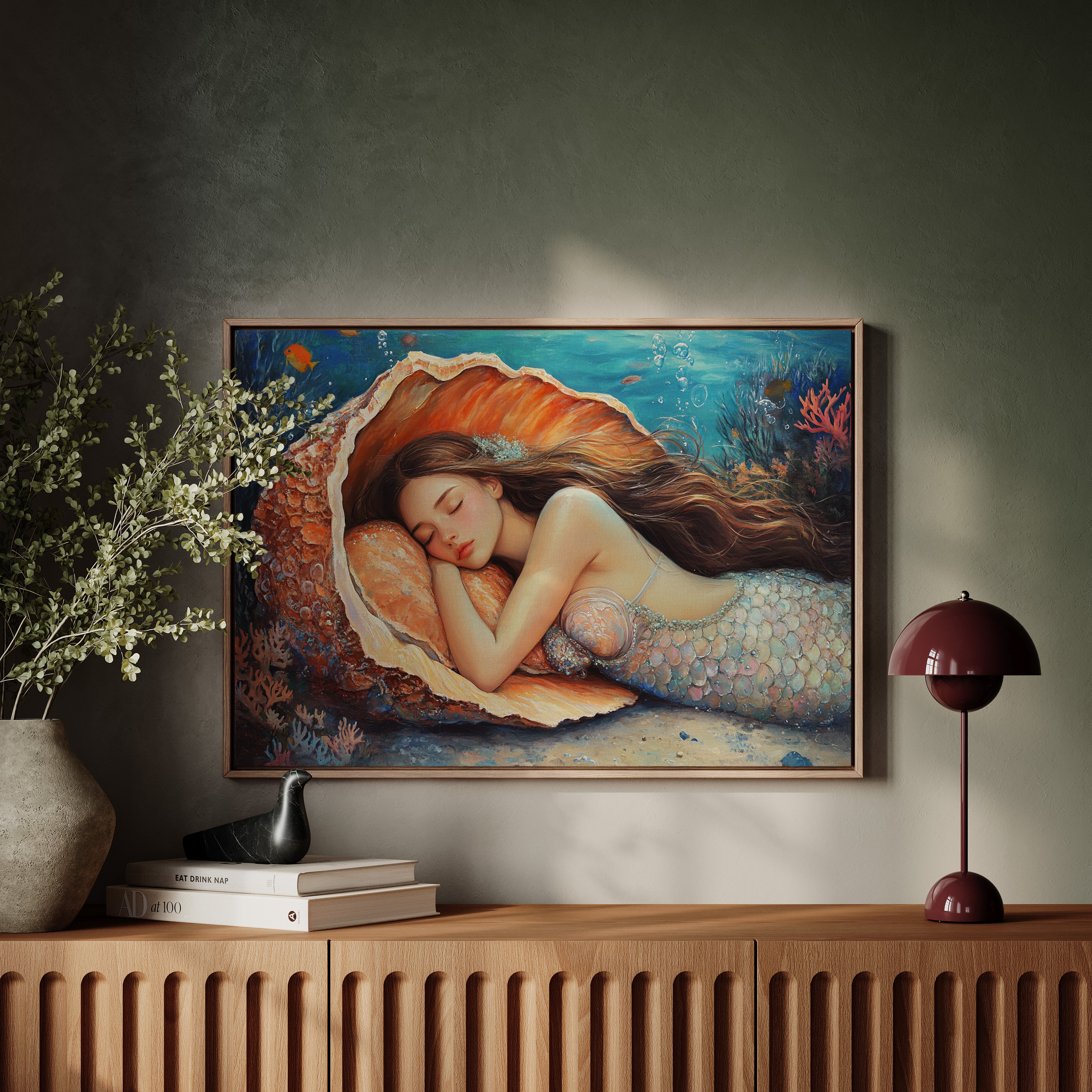 Pearl Dreams In Ocean Depths