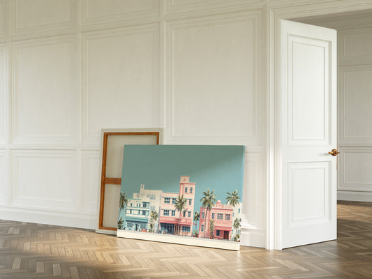 Pastel Dreams Along Ocean Drive
