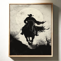 Midnight Ride Under a Full Moon