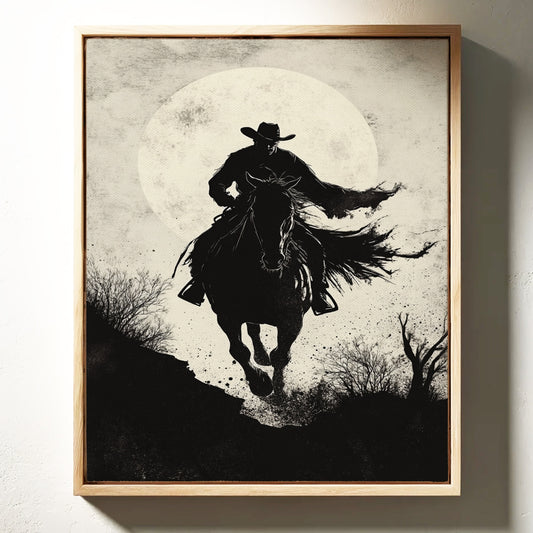 Midnight Ride Under a Full Moon