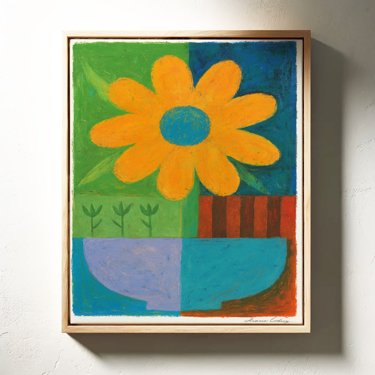 Summer Daisy Plays With Color