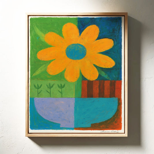 Summer Daisy Plays With Color