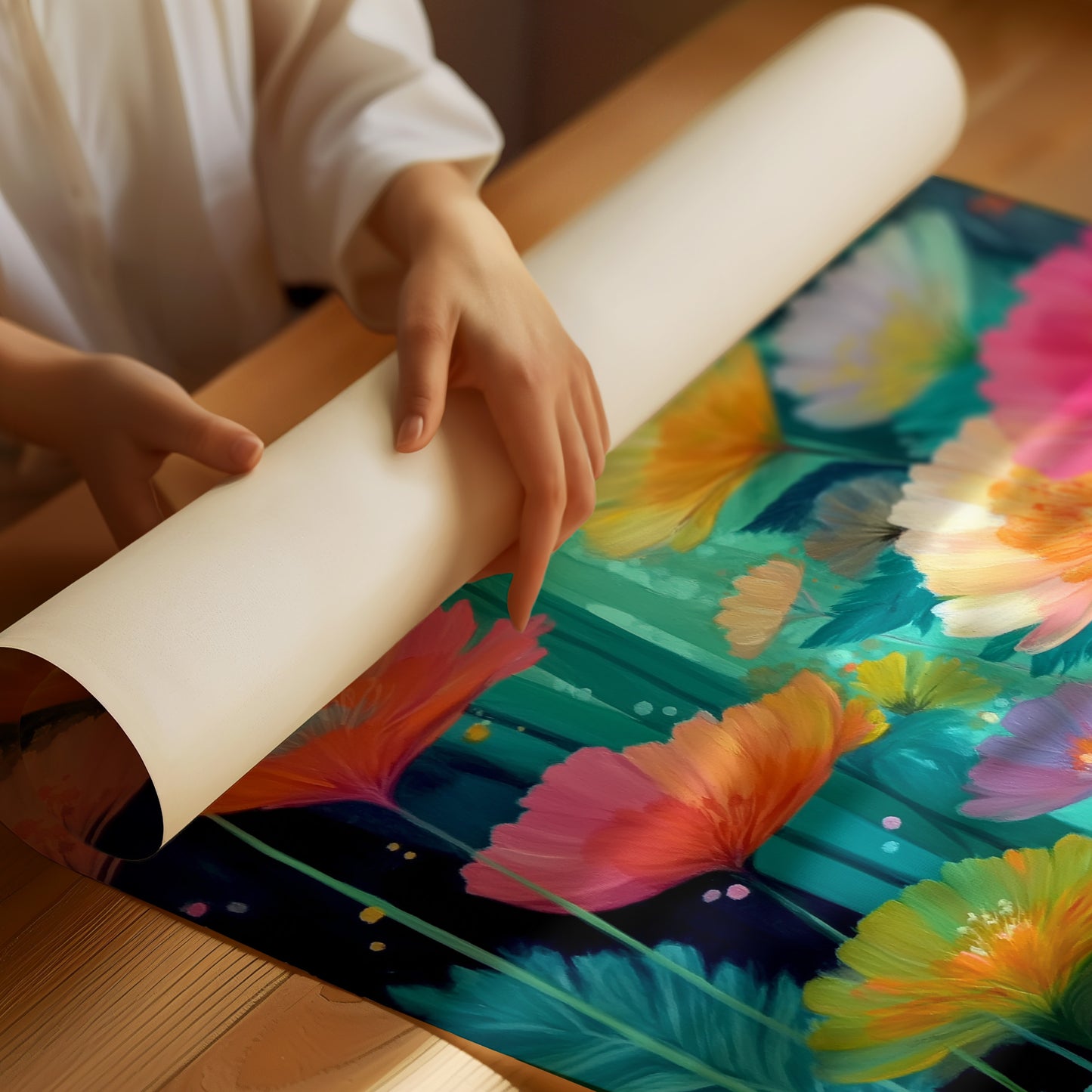 Poppies Dance In Midnight Gardens