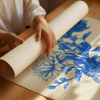 Blue Peonies Paint Their Stories
