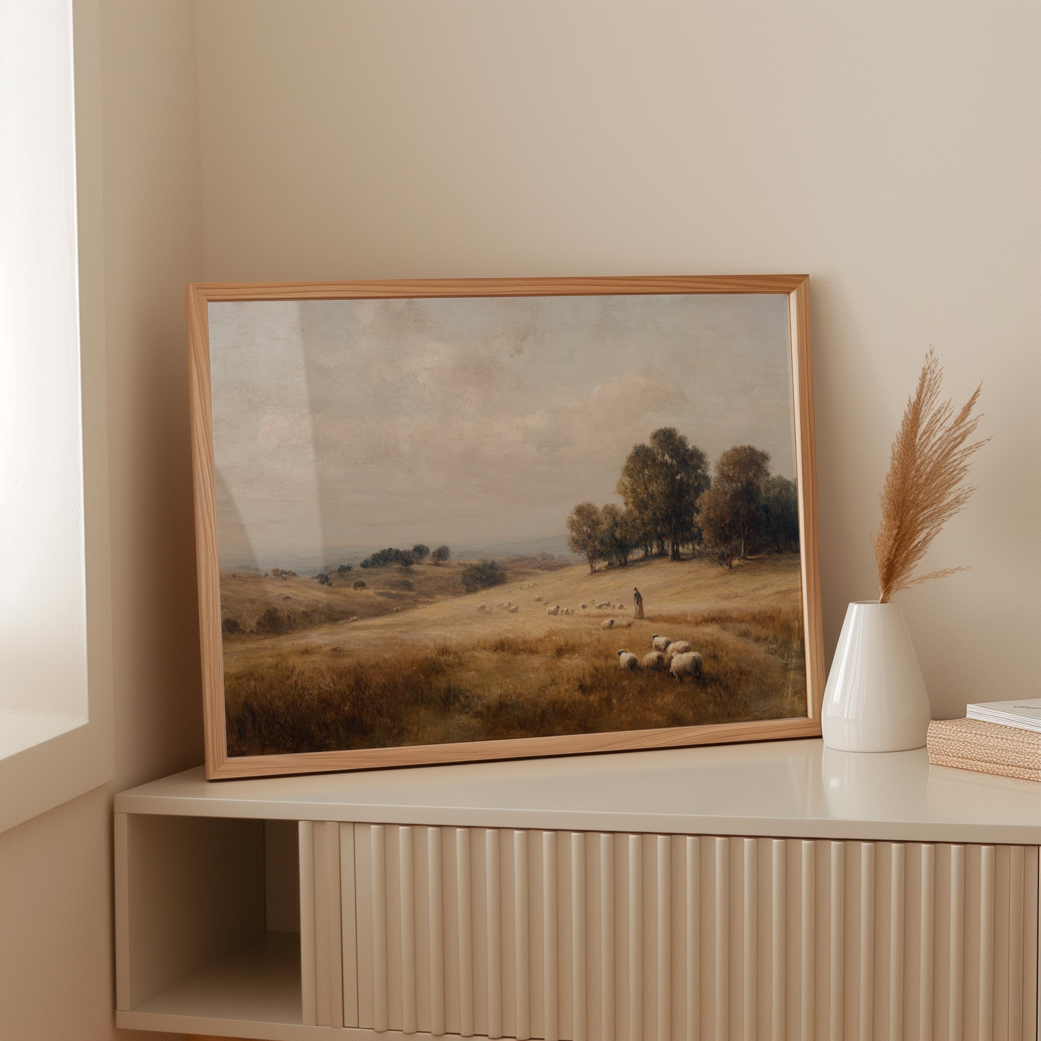 Autumn Fields Remember Their Shepherd