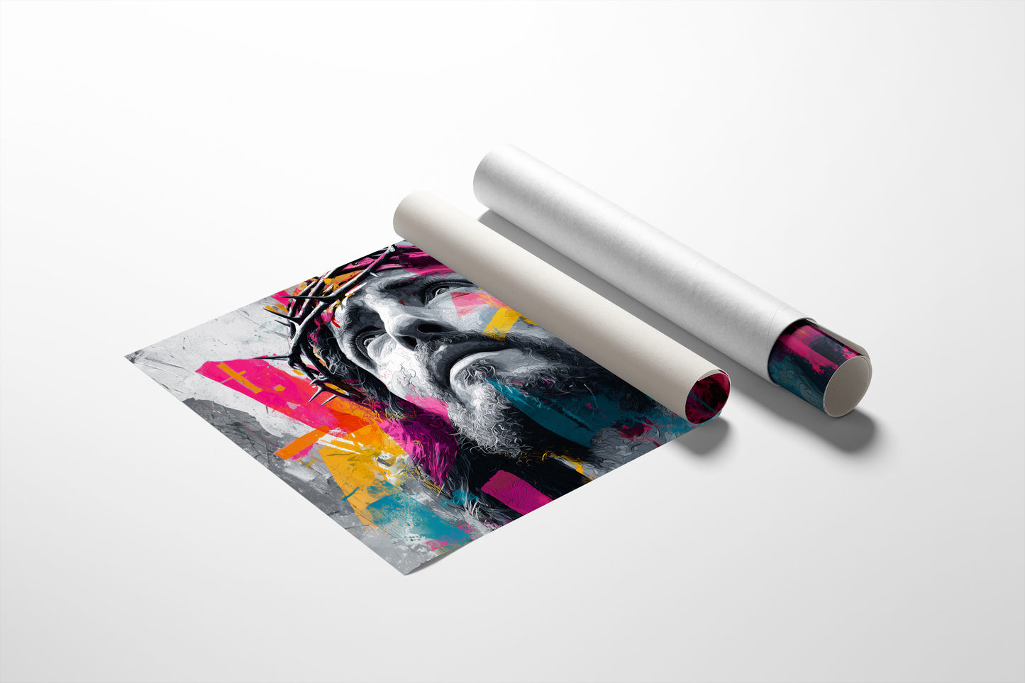 Faith Painted In Neon Prayer