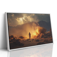 Pilgrim Faces The Sacred Flame