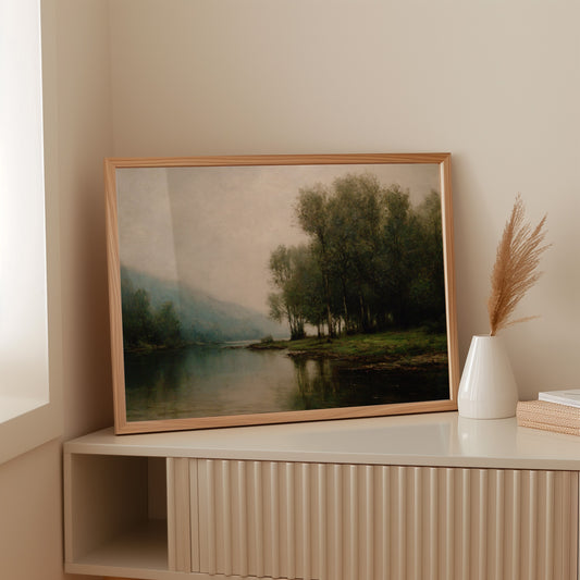 Mist Softens The River's Edge