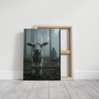 Innocent Steps In Foggy Forest