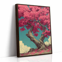 Blossoms Against a Teal Sky