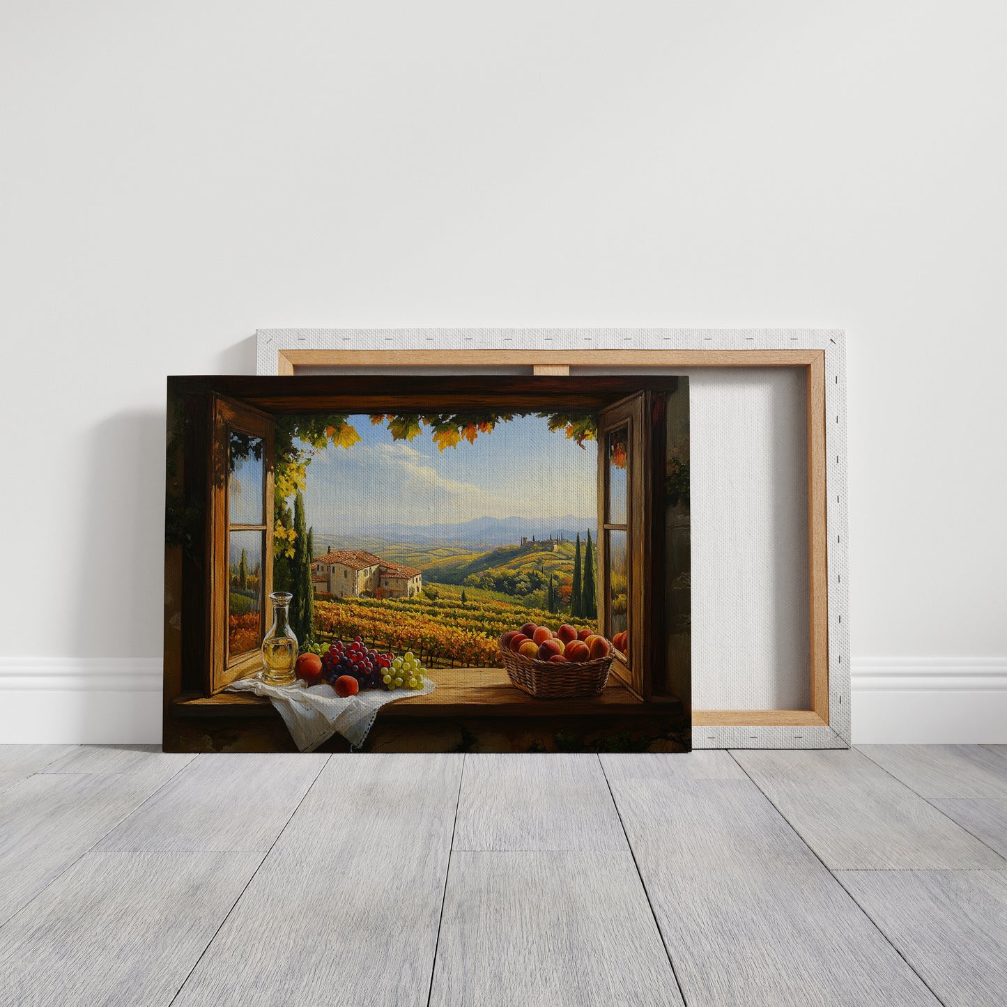 Autumn's Bounty Through Tuscan Windows