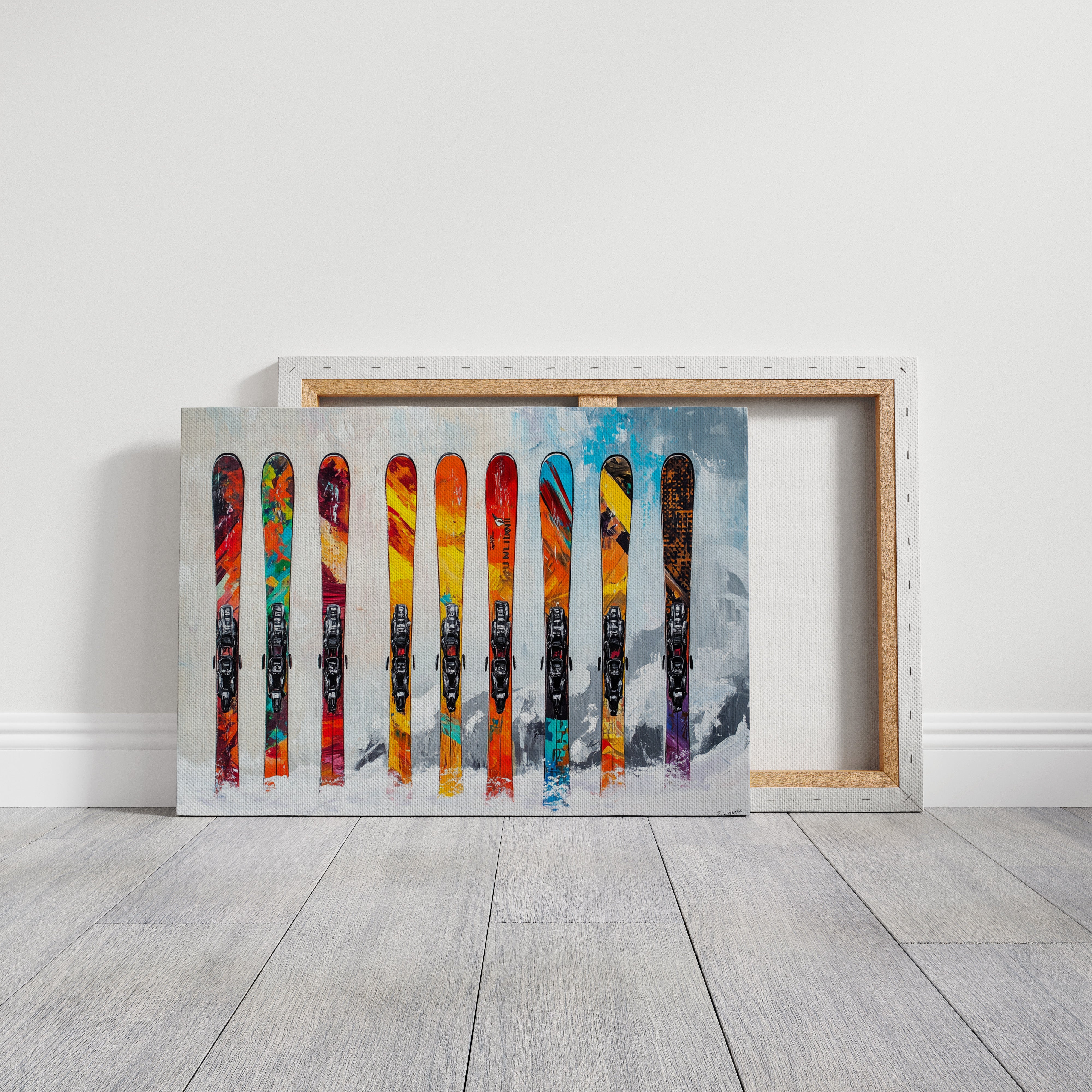 Mountain Colors Line Fresh Snow