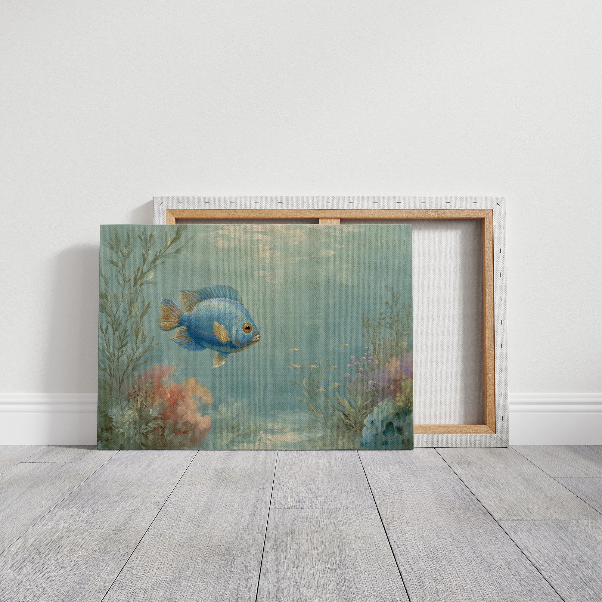 Blue Dancer In Coral Symphony