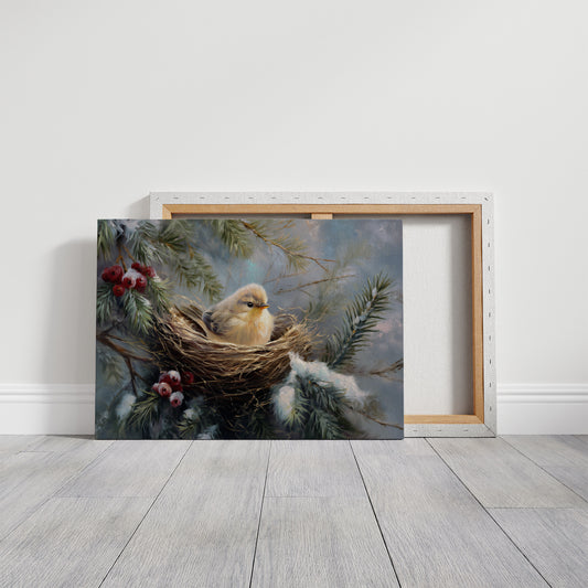 Winter Songbird Finds Sacred Rest