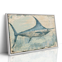 Marlin on Weathered Wood