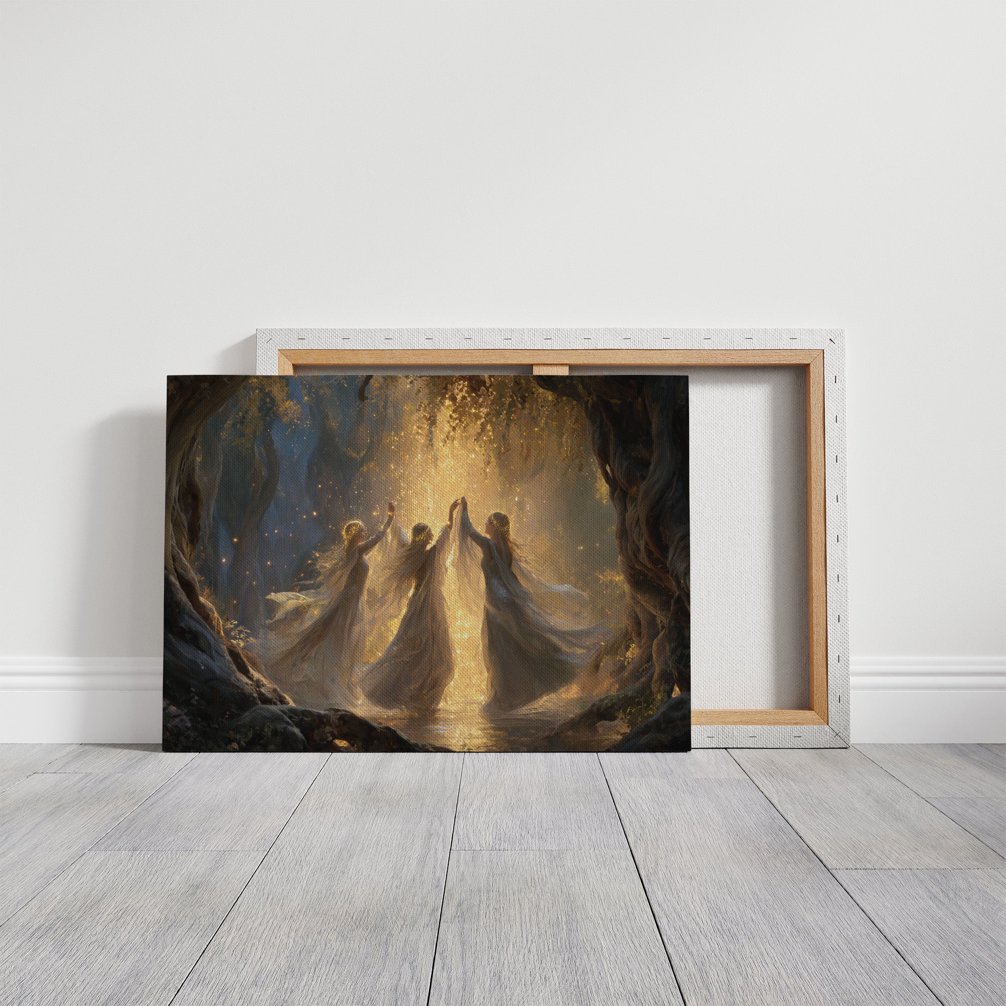 Ancient Dance In Golden Light